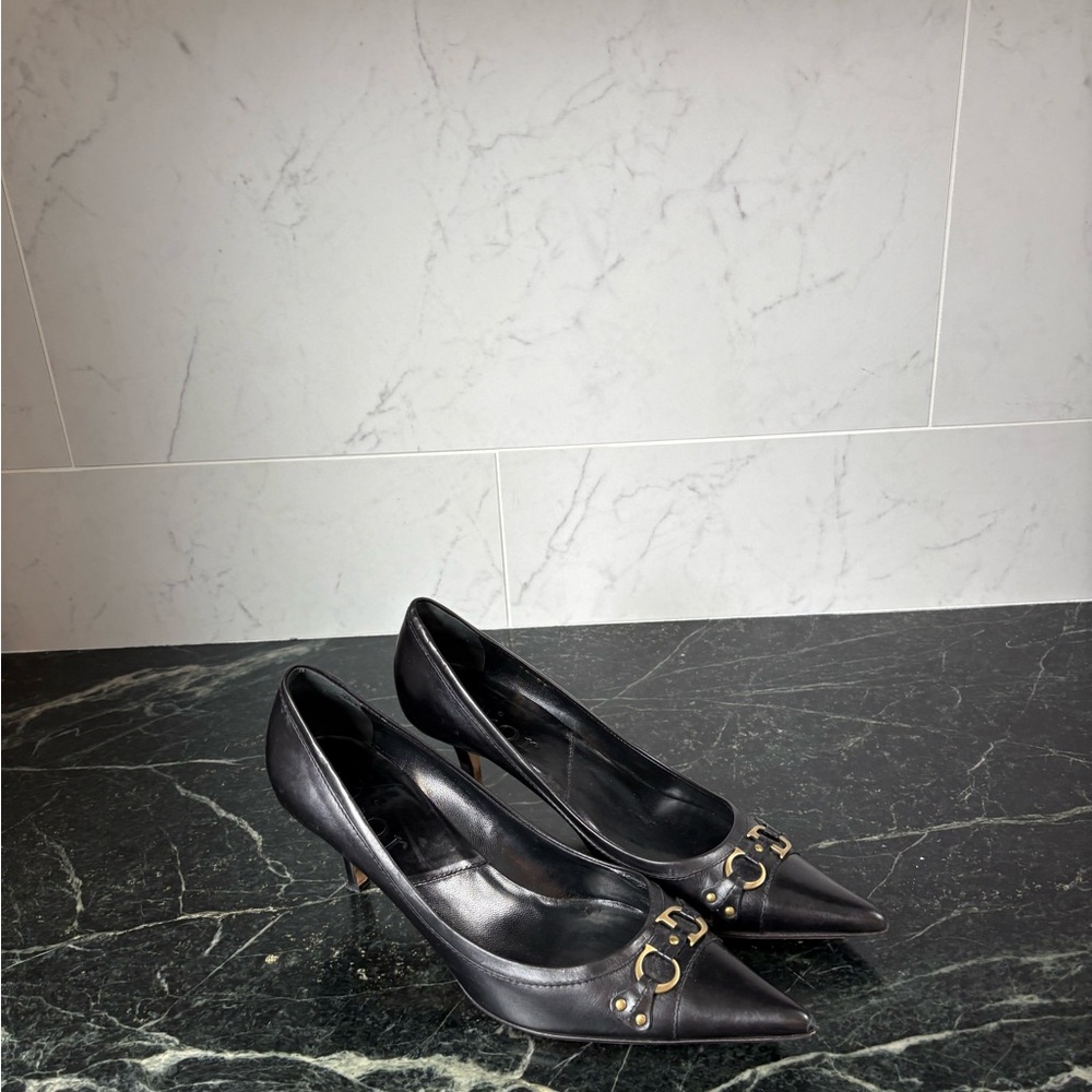 Classic Dior CD kitten heels
